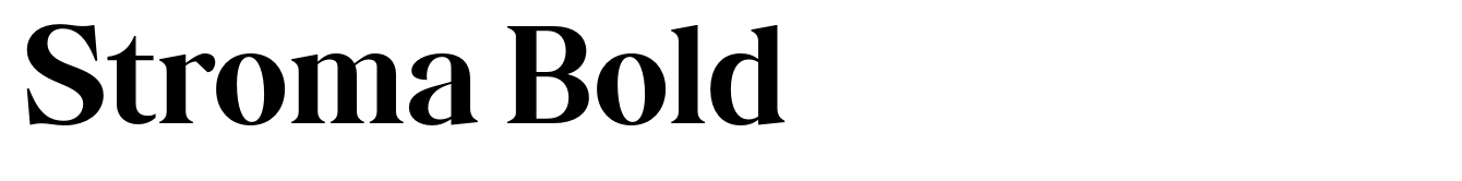 Stroma Bold
